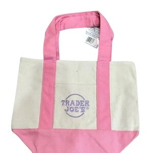 Viral Trader Joe’s Pastel Mini Tote Bag Pink